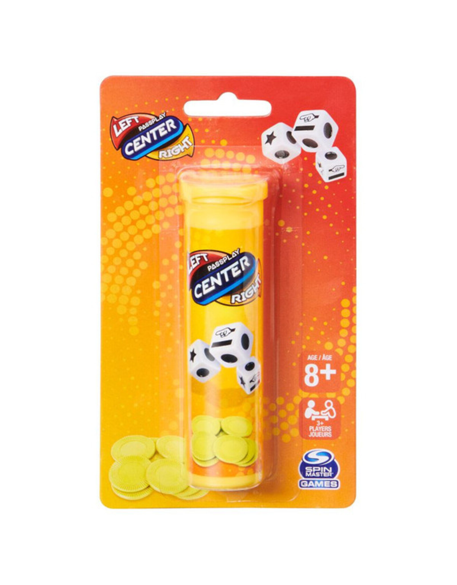 Spinmaster Left Center Right Tube