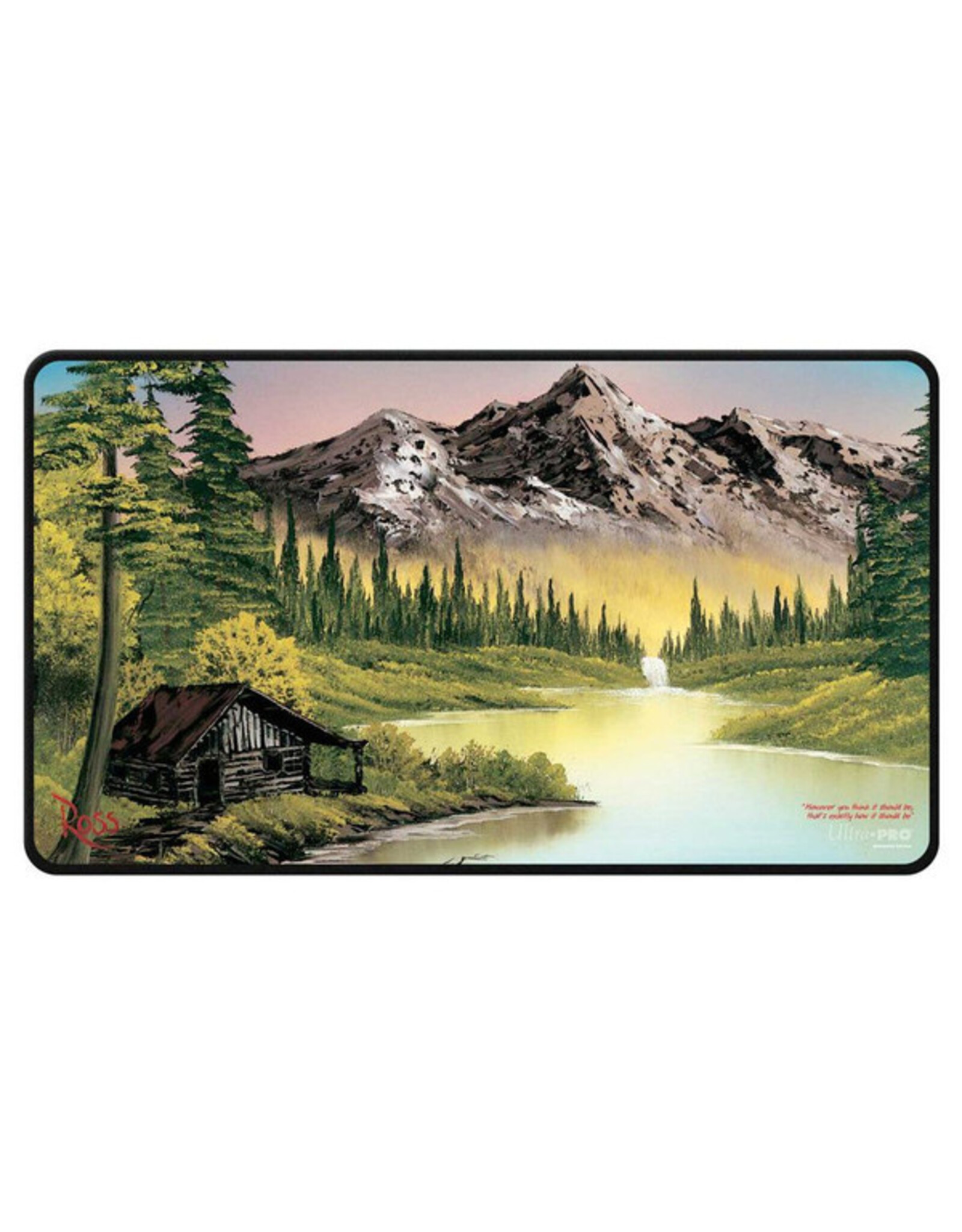 Ultra Pro Playmat: Stitched: Bob Ross: Retreat