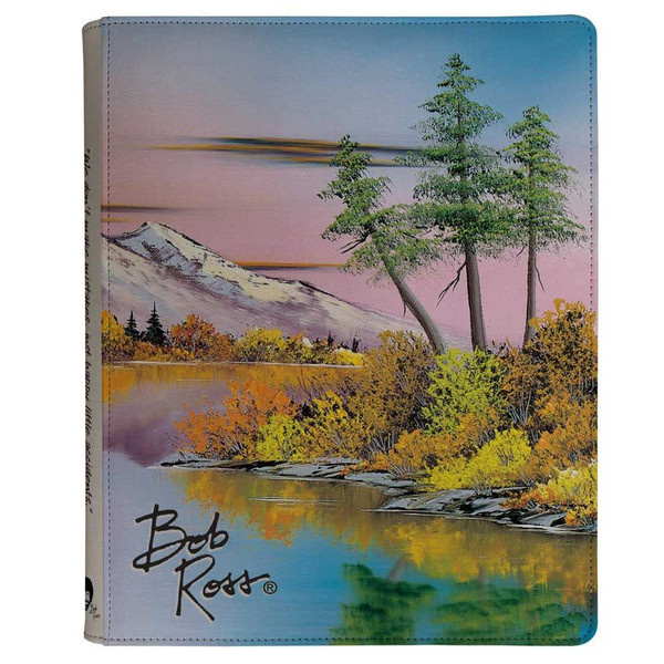bob ross card binder 9-Pocket Zippered Pro-Binder: Lakeside Path | Accessories Every day can be a good day with Bob Ross tabletop accessories Ultra Pro Binder: 9pkt: PRO: