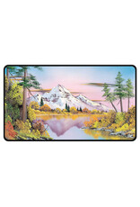 Ultra Pro Playmat: Stitched Edge: Bob Ross: Mighty Mountain Lake