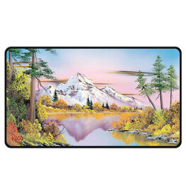 Ultra Pro Playmat: Stitched Edge: Bob Ross: Mighty Mountain Lake