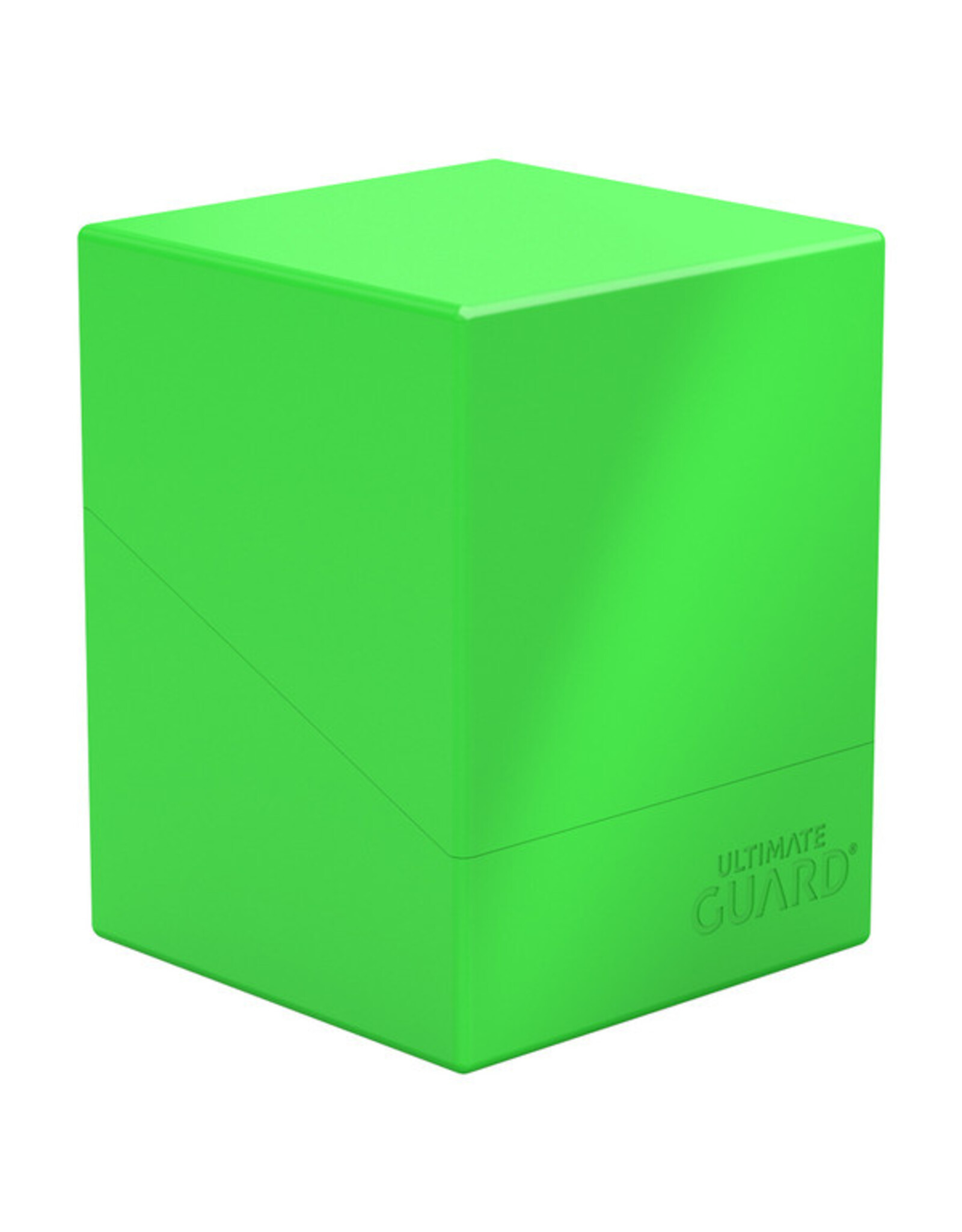 Ultimate Guard Deck Box: Boulder: Solid: 100+: Neon Green