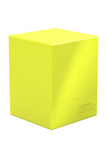 Ultimate Guard Deck Box: Boulder: Solid: 100+: Neon Yellow