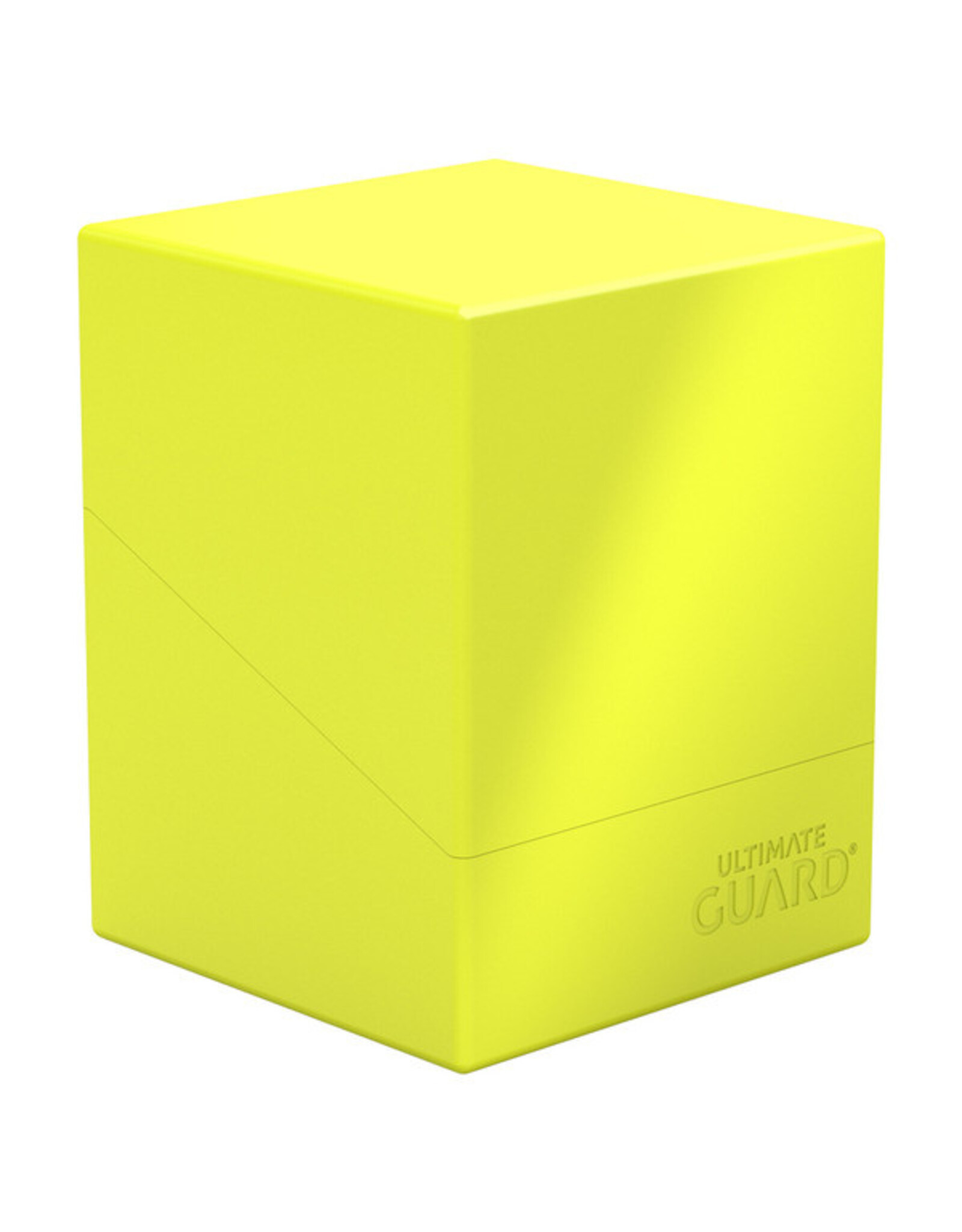 Ultimate Guard Deck Box: Boulder: Solid: 100+: Neon Yellow