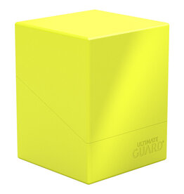 Ultimate Guard Deck Box: Boulder: Solid: 100+: Neon Yellow