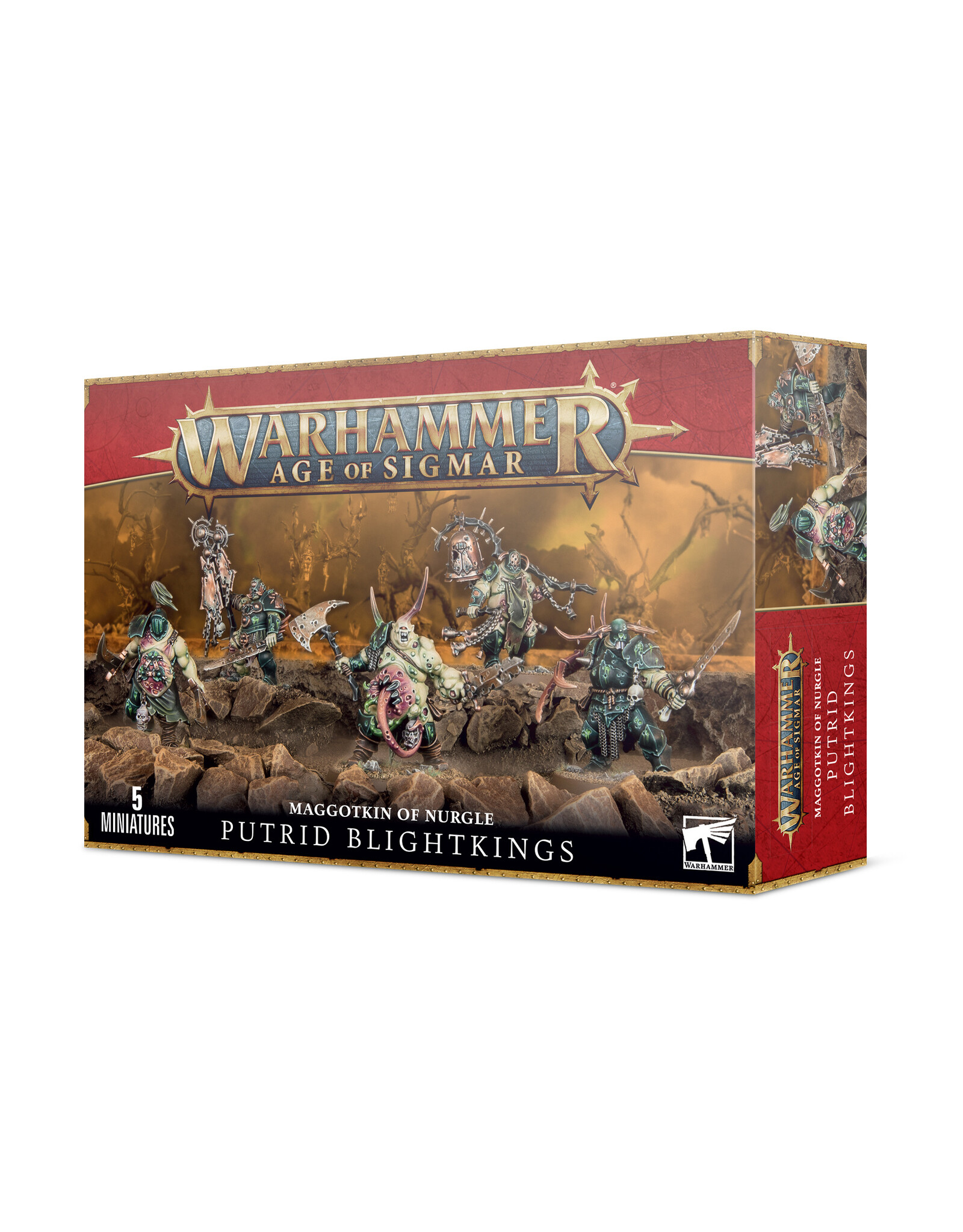 Age of Sigmar Maggotkin Of Nurgle: Putrid Blightkings