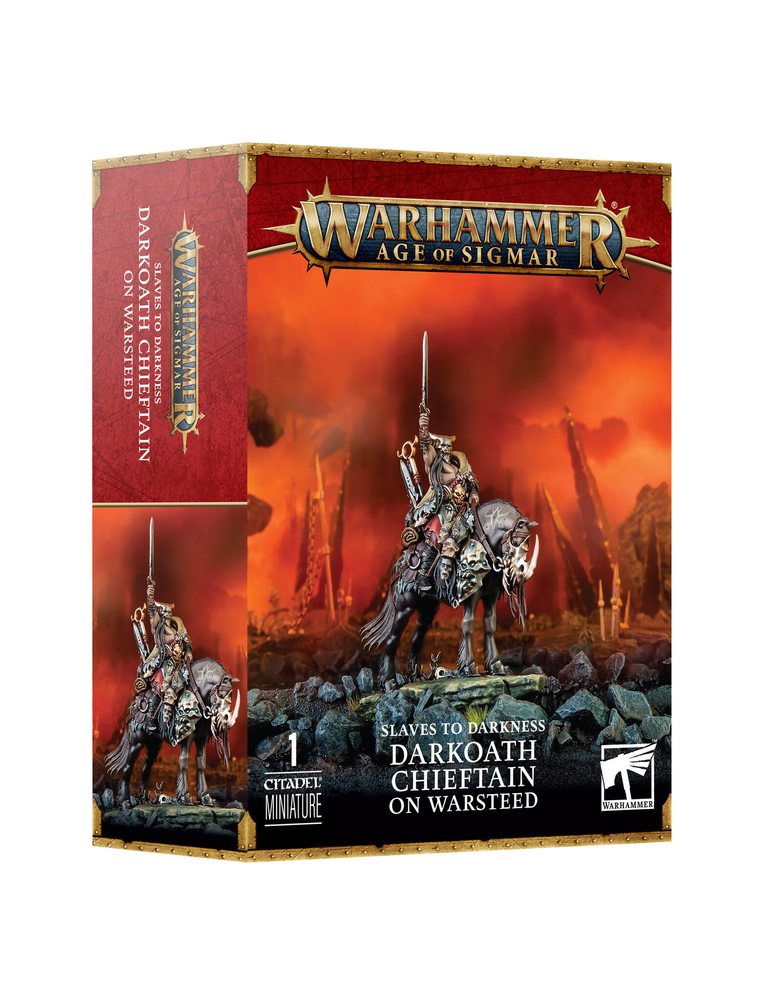 Age of Sigmar Slaves To Darkness: Darkoath Chieftain On Warsteed