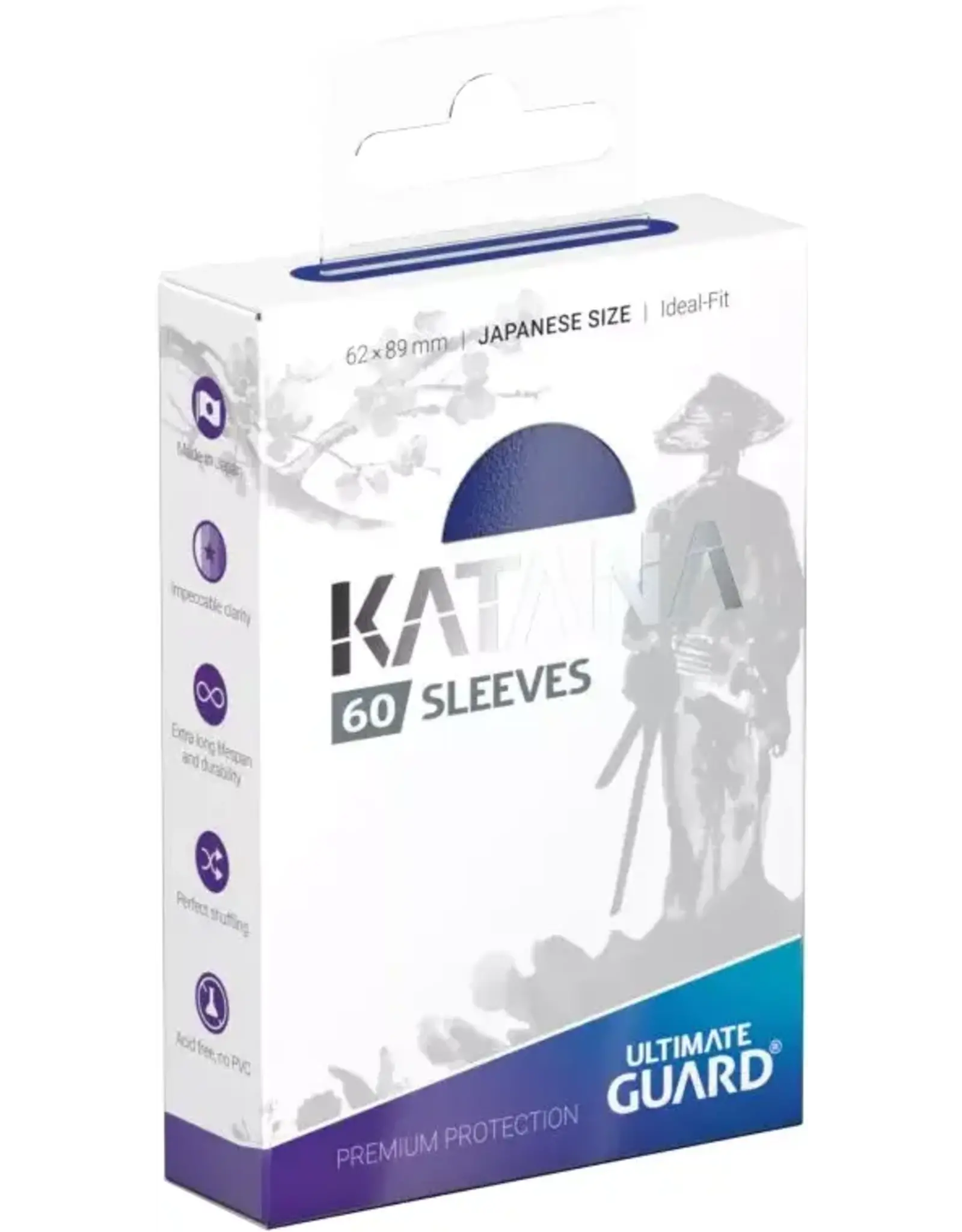 Ultimate Guard Ultimate Guard Japanese Katana Sleeves Blue (Pack of 60 Sleeves)
