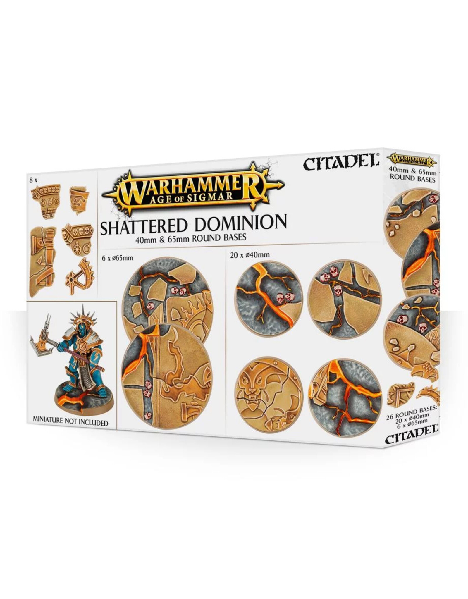Age of Sigmar Age Of Sigmar: Shattered Dominion: 65 & 40Mm Round