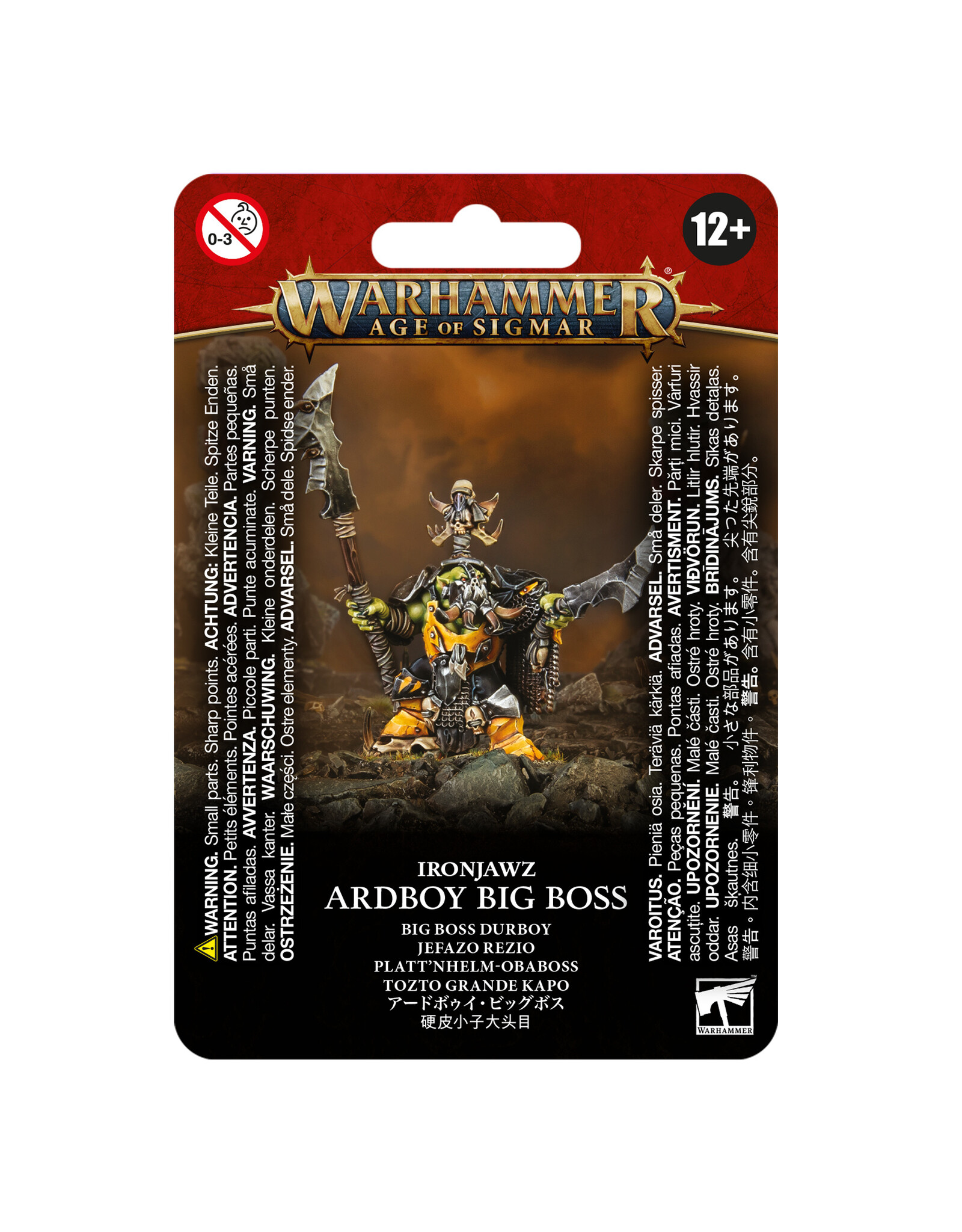 Age of Sigmar Orruk Warclans: Ardboy Big Boss