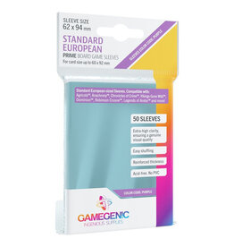 GameGenic Deck Protector: Prime: Standard European Purple (50)