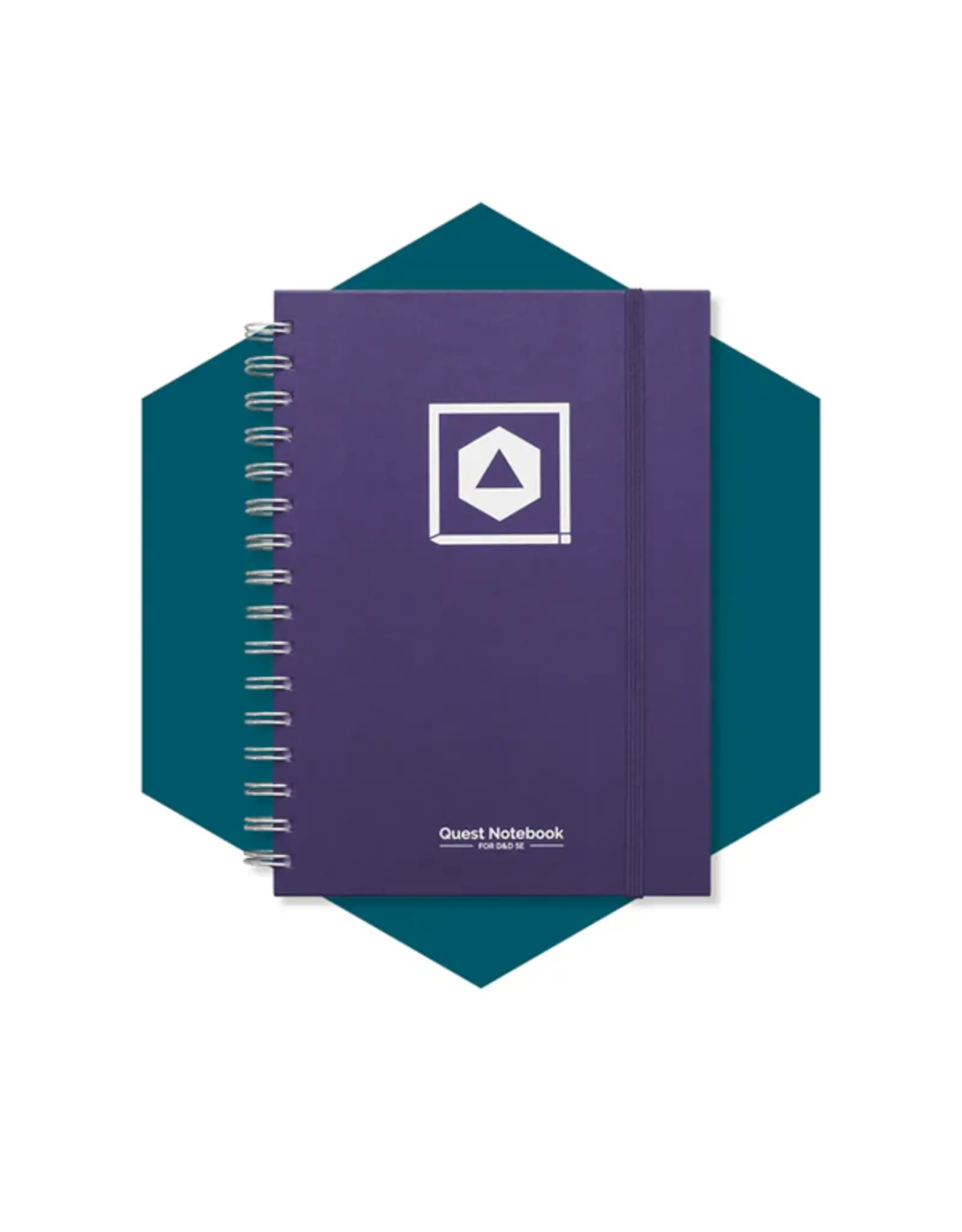 Roll & Play Press Quest Notebook Game Master (Any TTRPG) / Purple