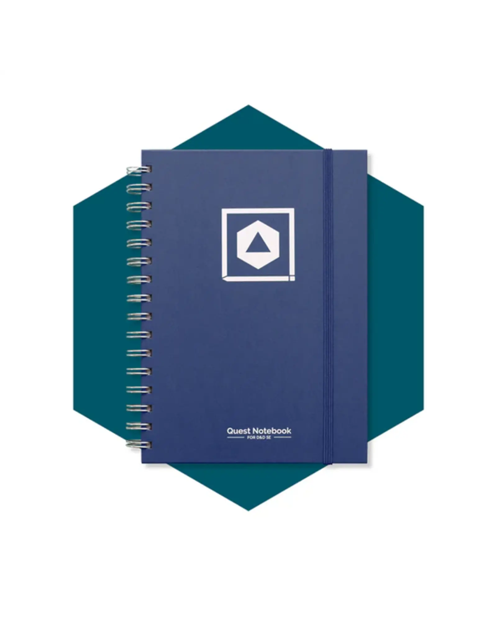 Roll & Play Press Quest Notebook Game Master (Any TTRPG) / Blue