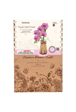 Robotime Purple Moth Orchid