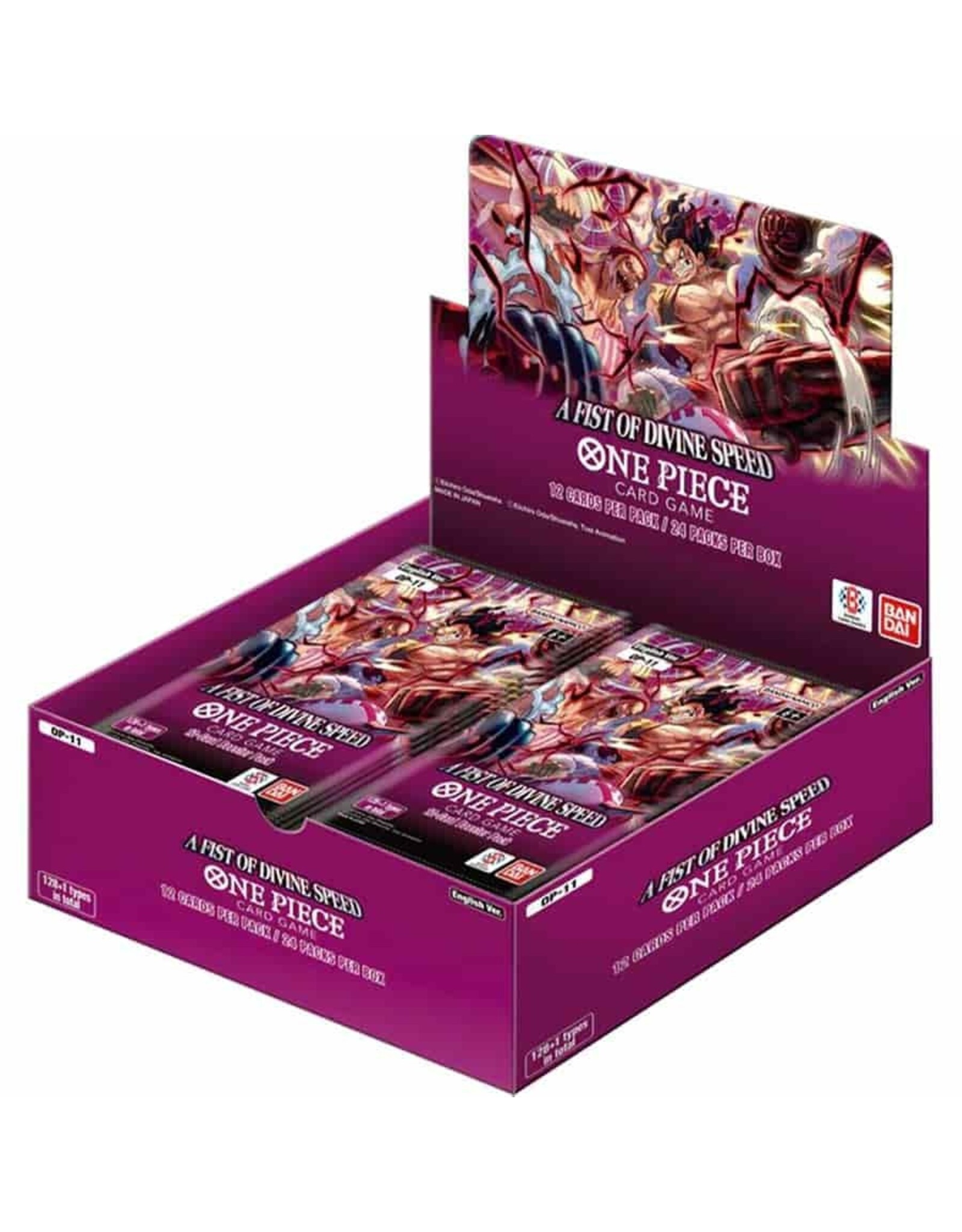 Bandai One Piece TCG:  A Fist of Divine Speed Booster (OP 11) (24CT)