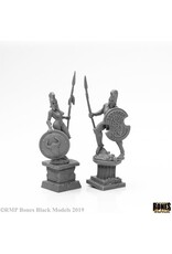 Reaper Amazon and Spartan Living Statues (Bronze)