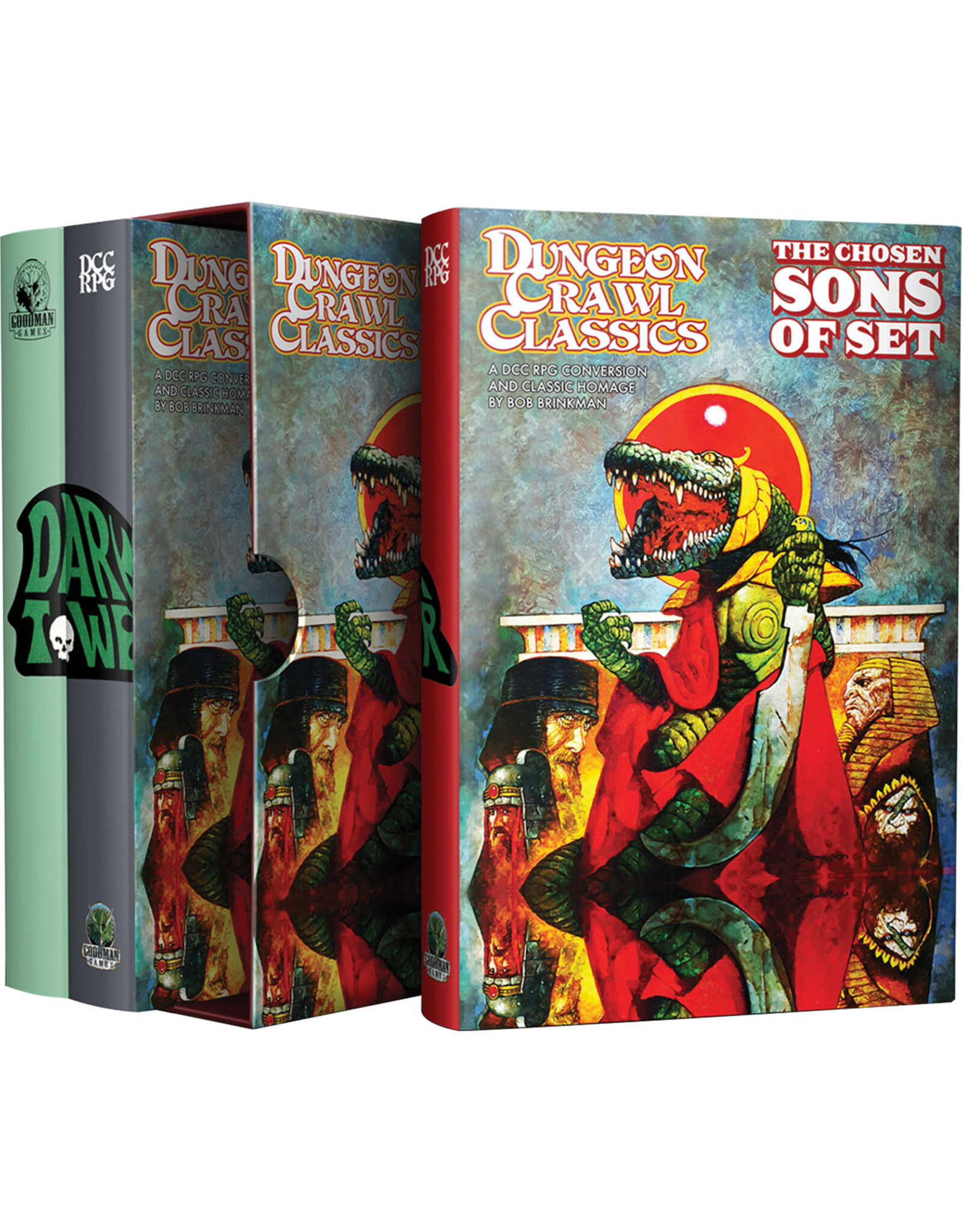 Goodman Games Dungeon Crawl Classics RPG: Dark Tower (3 -Volume Slipcased Set)