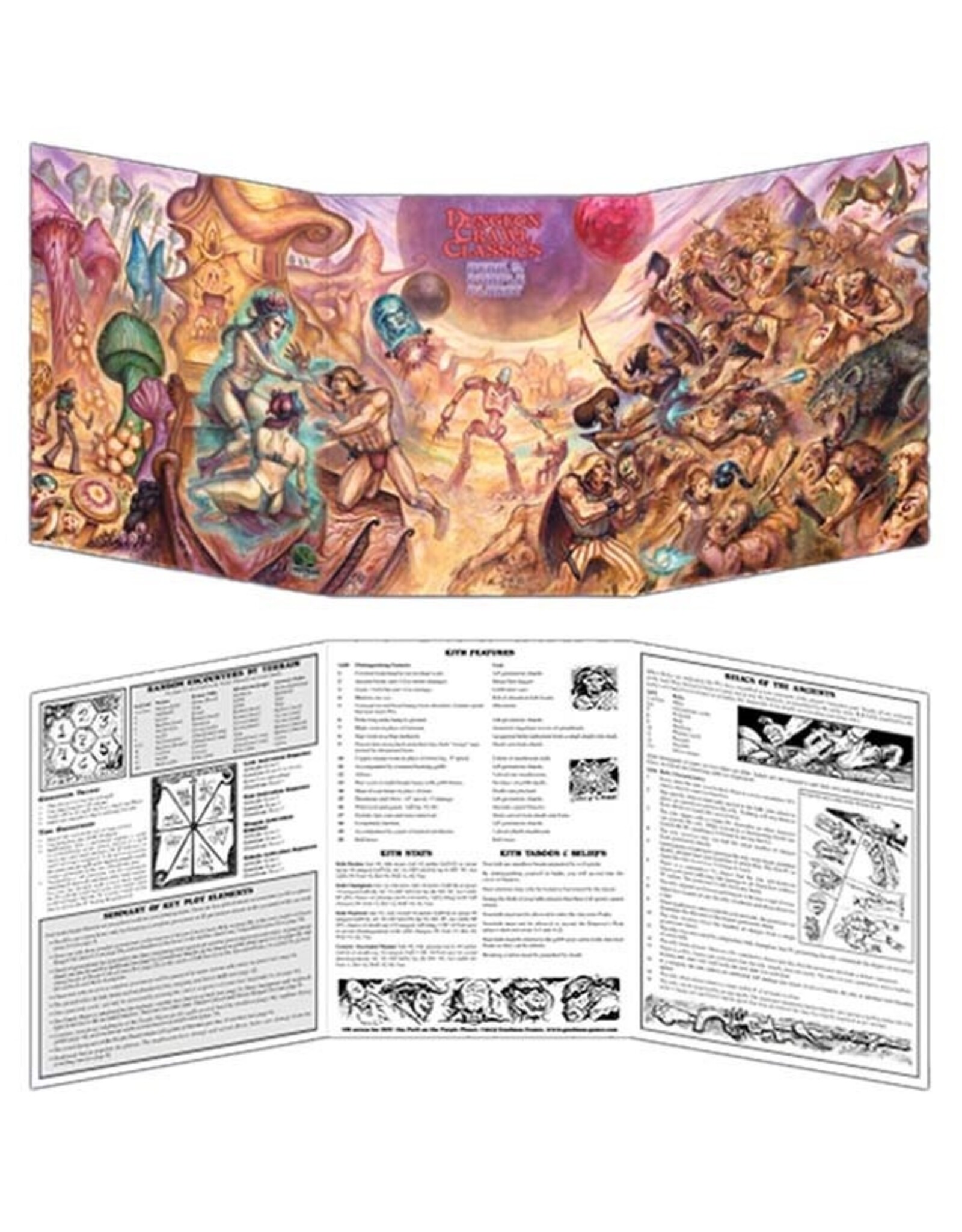 Goodman Games Dungeon Crawl Classics RPG: Purple Planet Judge`s Screen