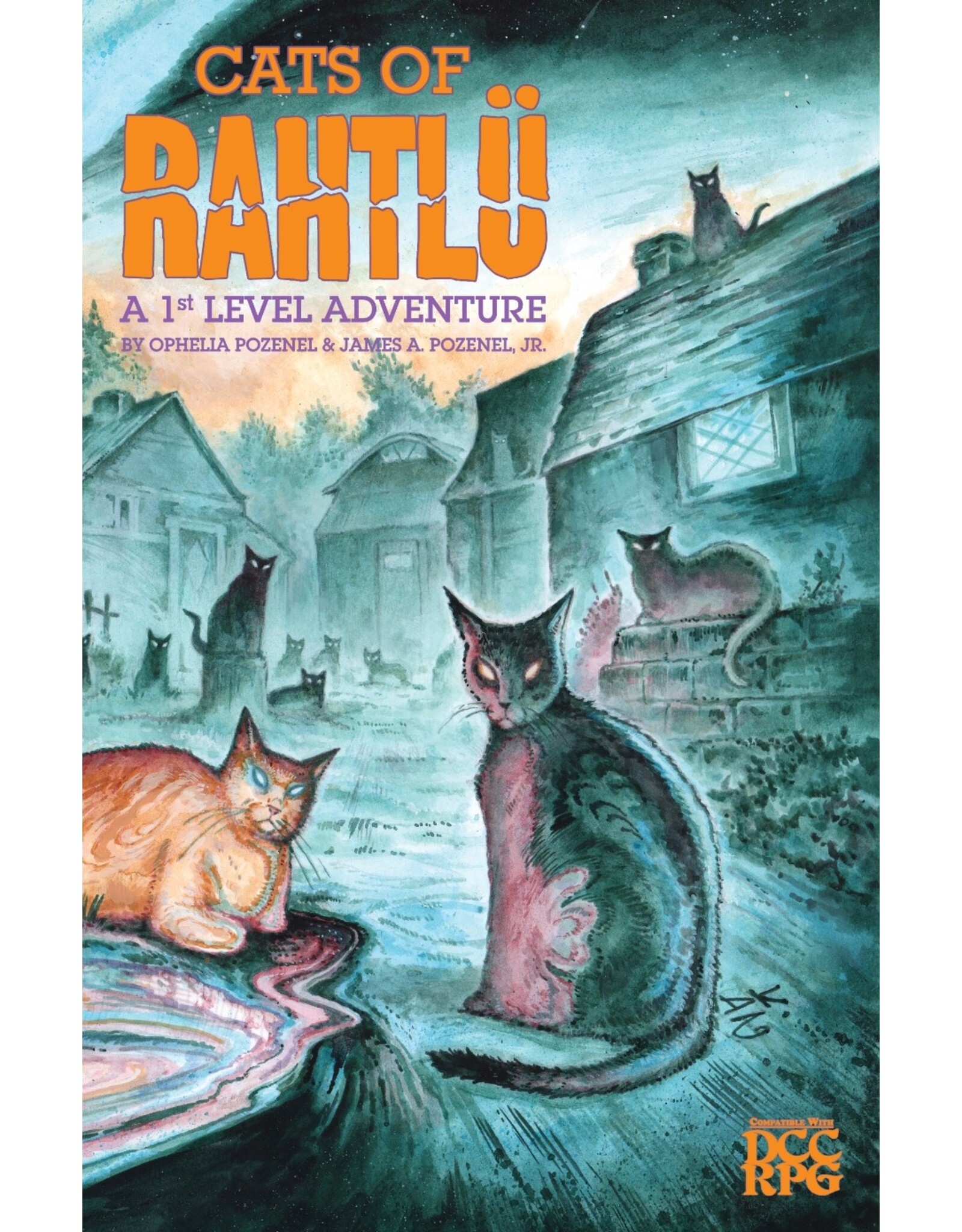 Goodman Games Dungeon Crawl Classics RPG: Adventure - Cats of Rahtlu