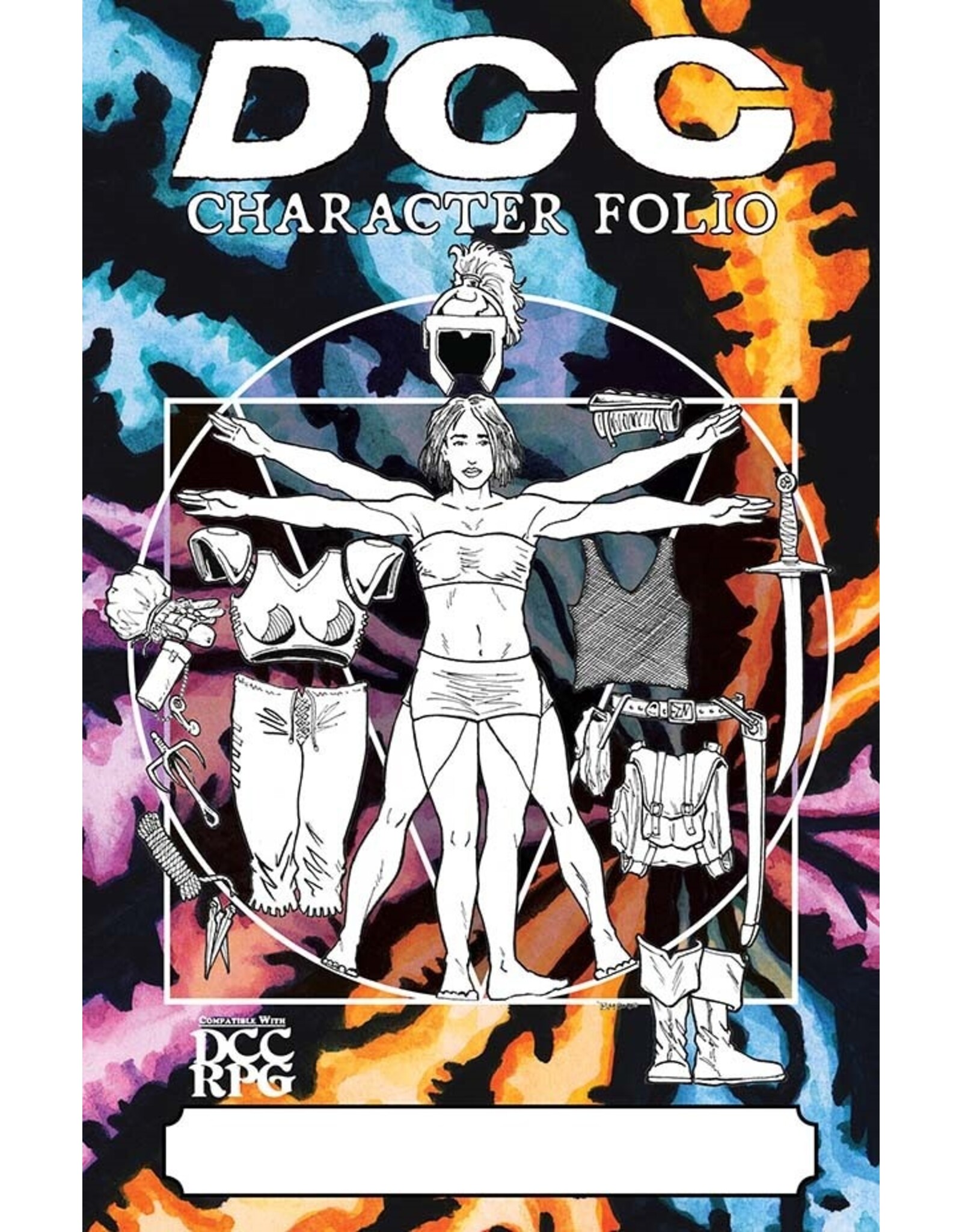 Goodman Games Dungeon Crawl Classics RPG: Digest Sized Character Folio