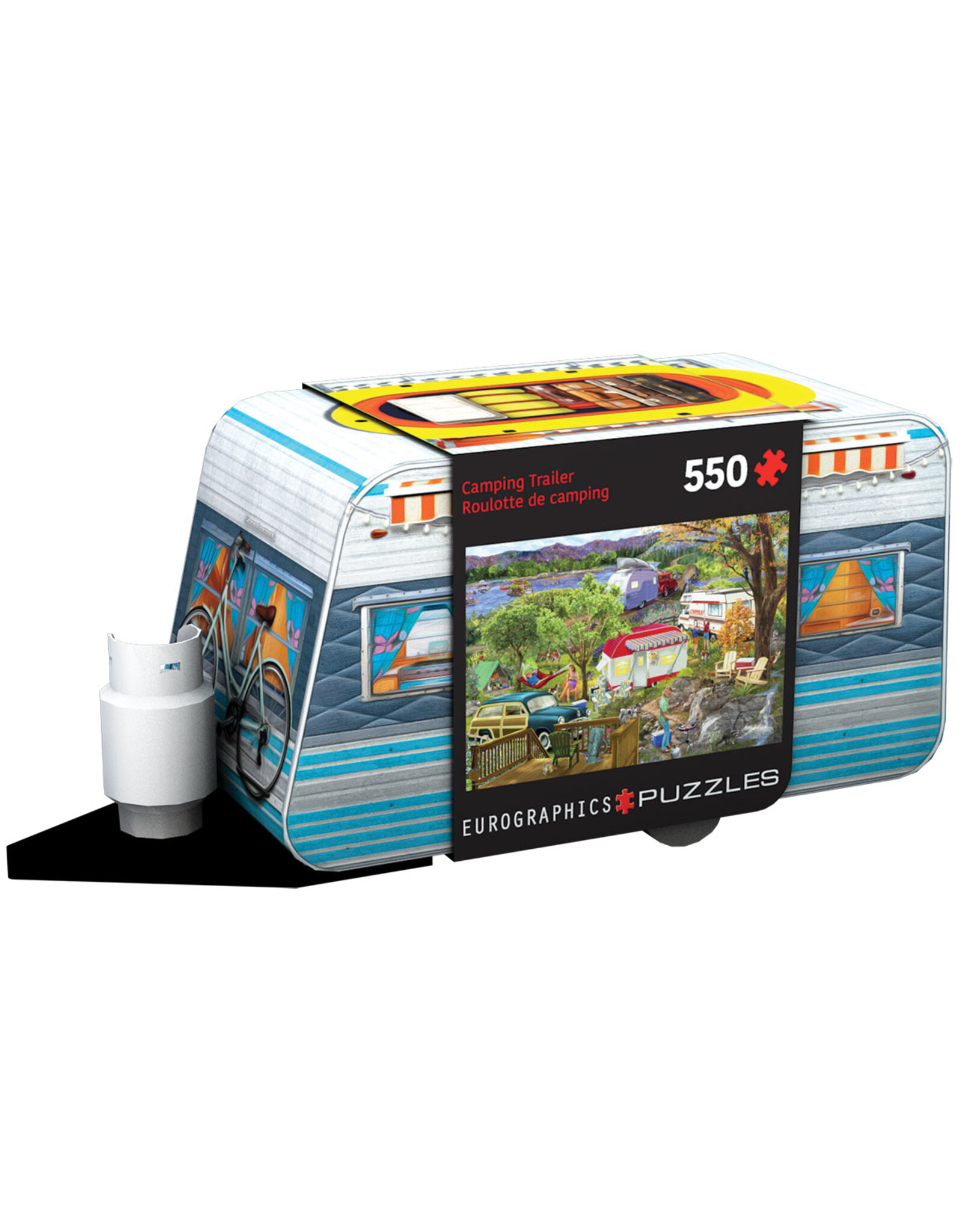 Eurographics Puzzle: Camping Trailer Tin