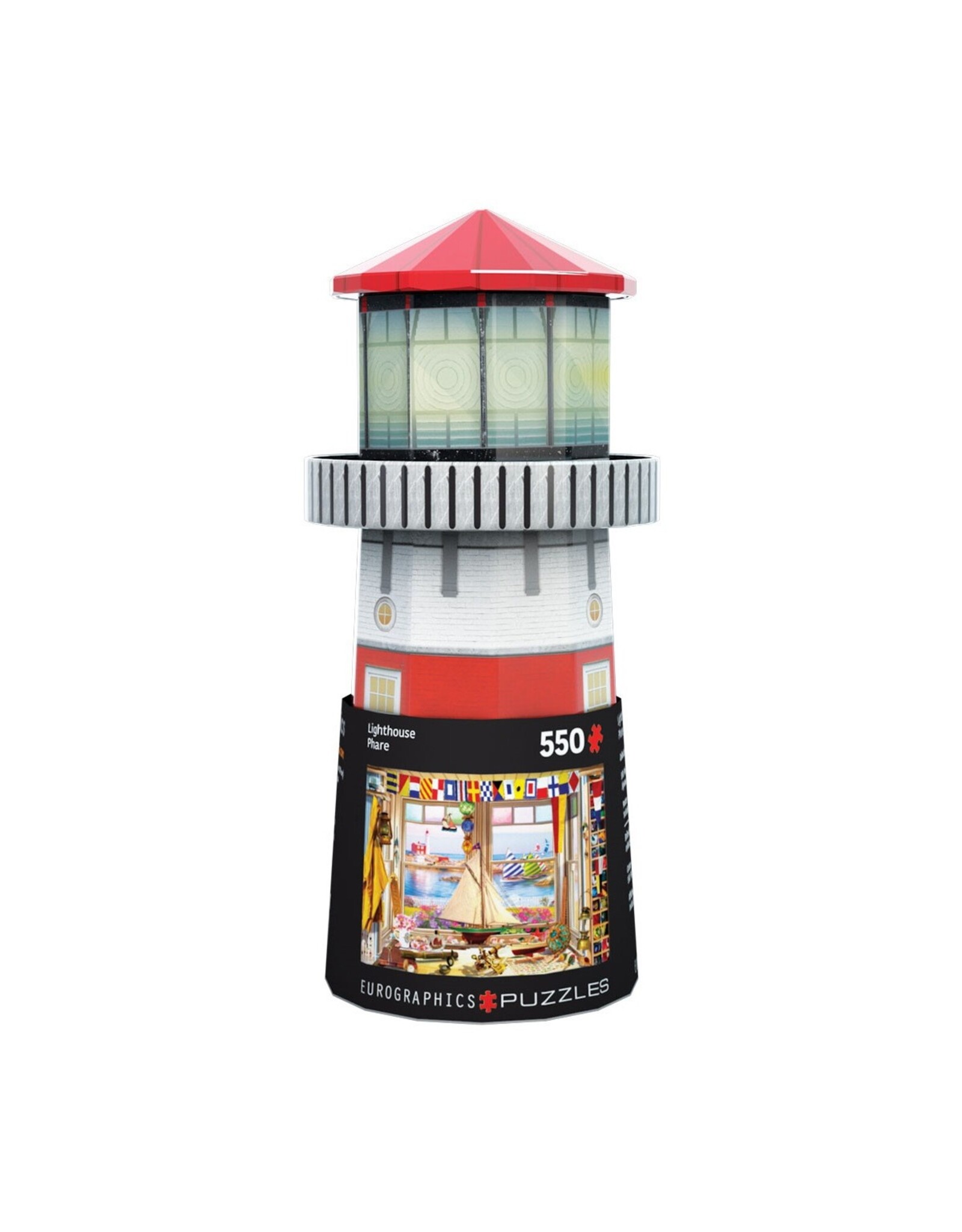 Eurographics Puzzle: Lighthouse Tin