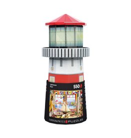 Eurographics Puzzle: Lighthouse Tin