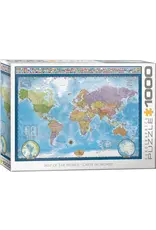 Eurographics Puzzle: Map of the World by Eurographics