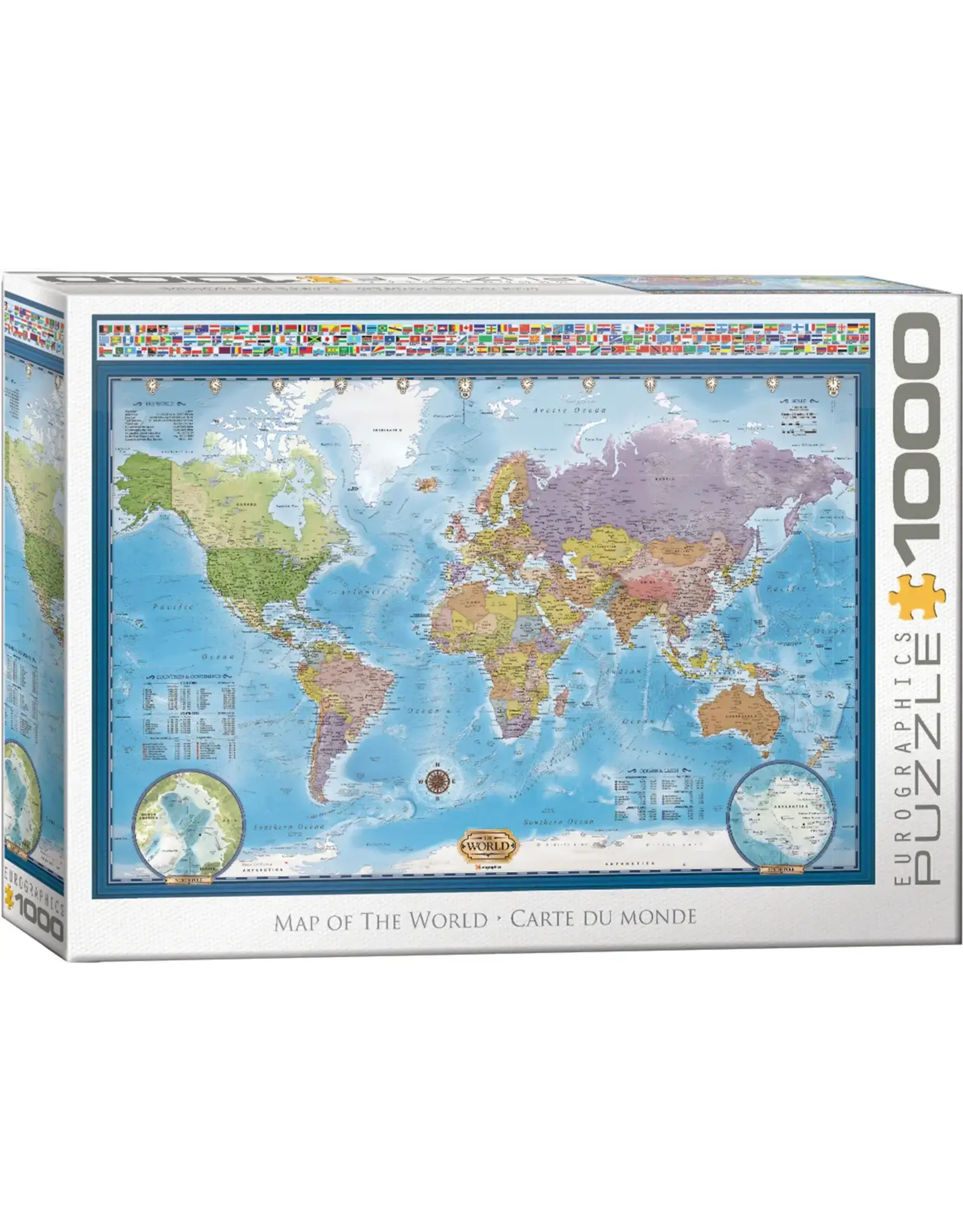 Eurographics Puzzle: Map of the World by Eurographics
