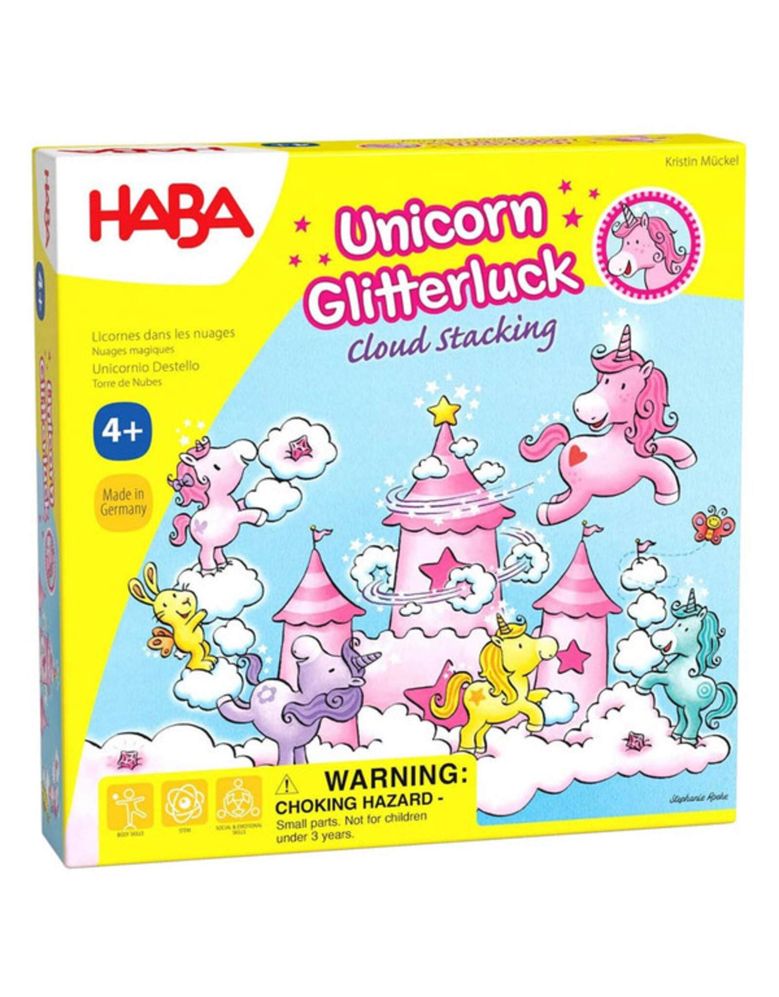 Haba Unicorn Glitterluck Cloud Stacking