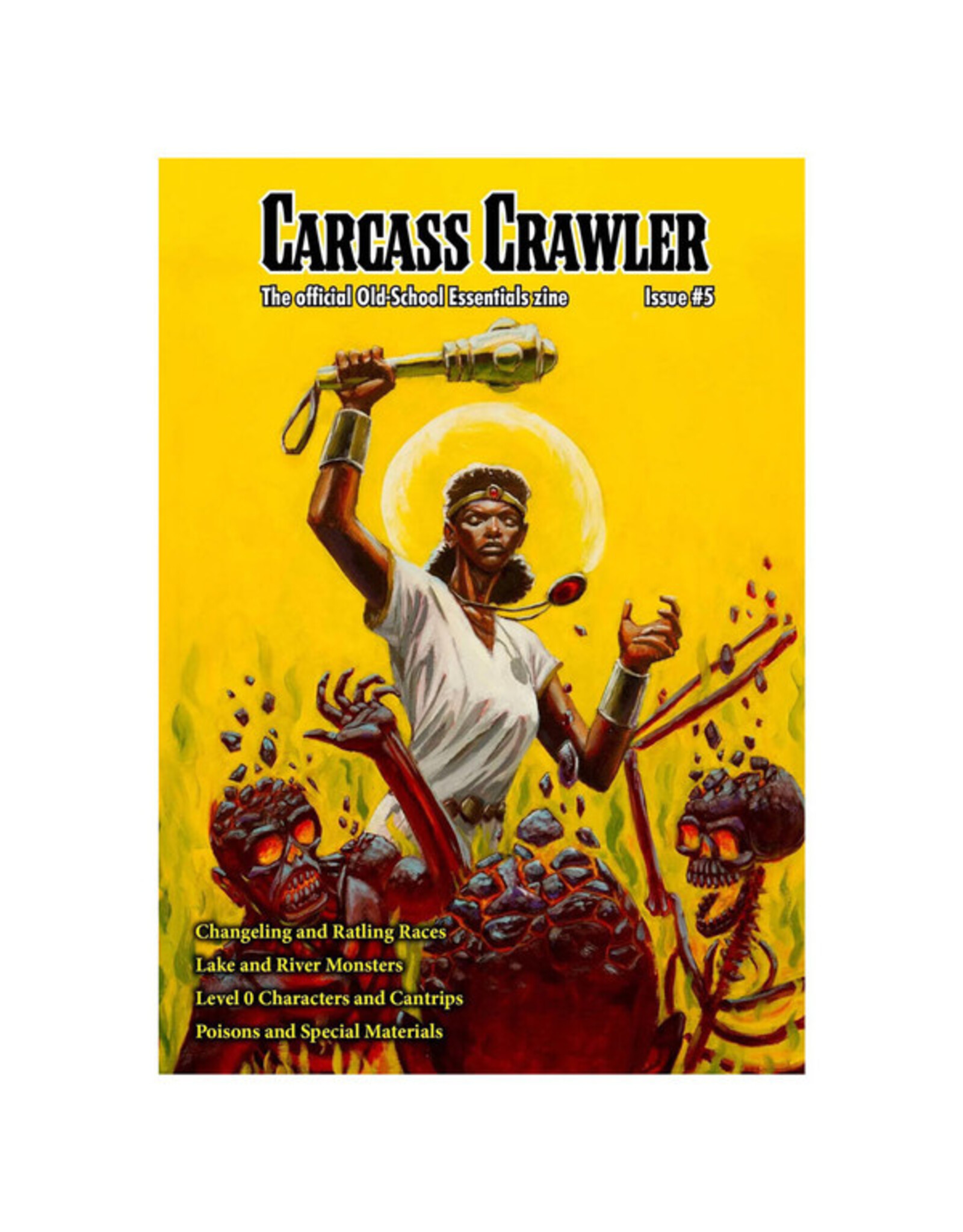 Exalted Funeral Press Carcass Crawler #5: The Official Old School Essentials Zine