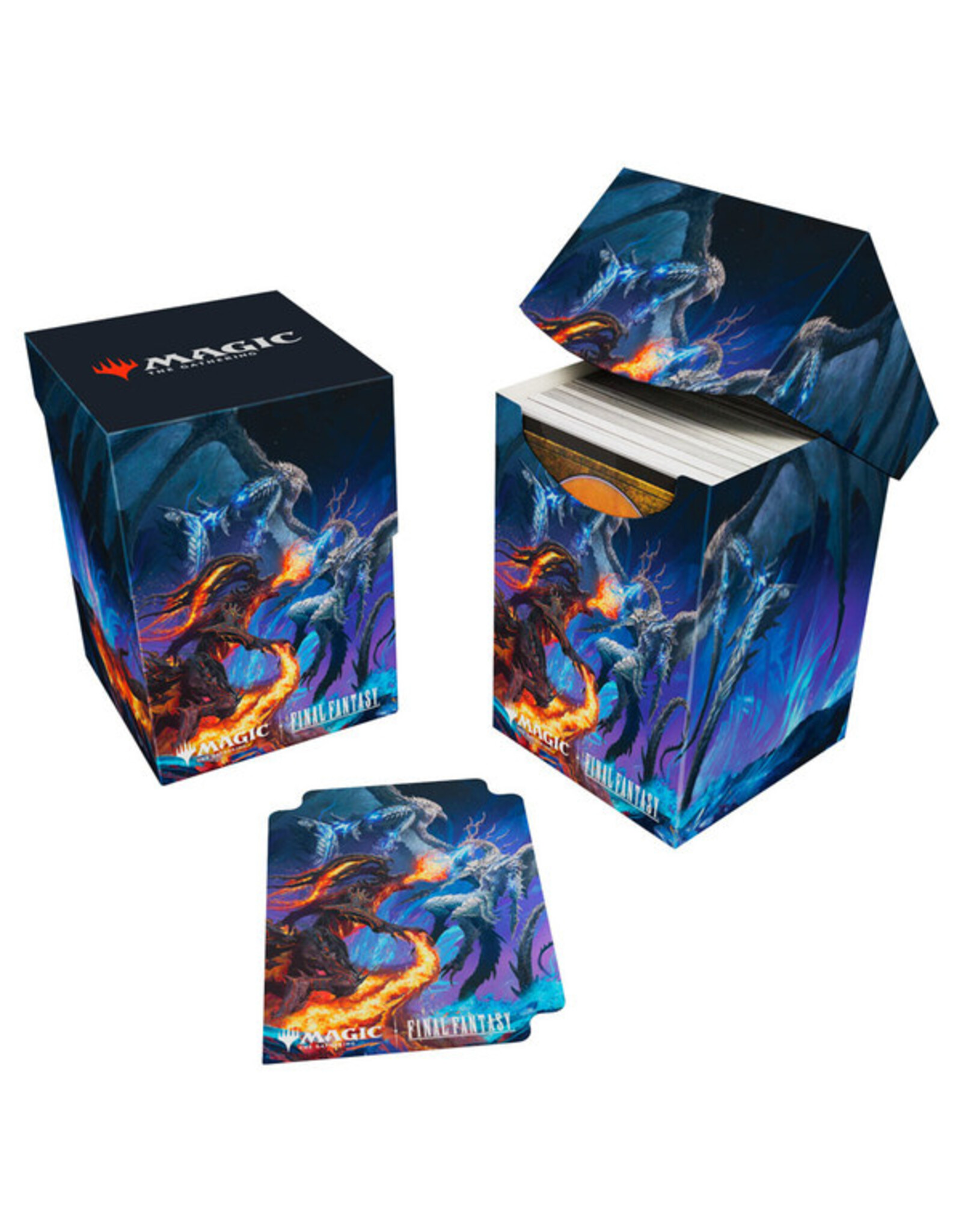 Ultra Pro Deck Box: 100+: Magic the Gathering: Final Fantasy: Ifrit & Bahamut