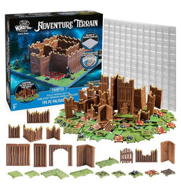 Monster Protectors Monster Adventure Terrain: Painted: Palisades Builders & Baseplate (195pc)