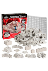 Monster Protectors Monster Adventure Terrain: Unpainted: Rock Formations & Baseplate (107pc)