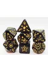 Foam Brain Shooting Stars: Barium RPG Dice Set