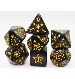 Foam Brain Shooting Stars: Barium RPG Dice Set