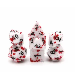 Foam Brain Blood Splatter RPG Dice Set