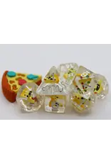 Foam Brain Pizza RPG Dice Set