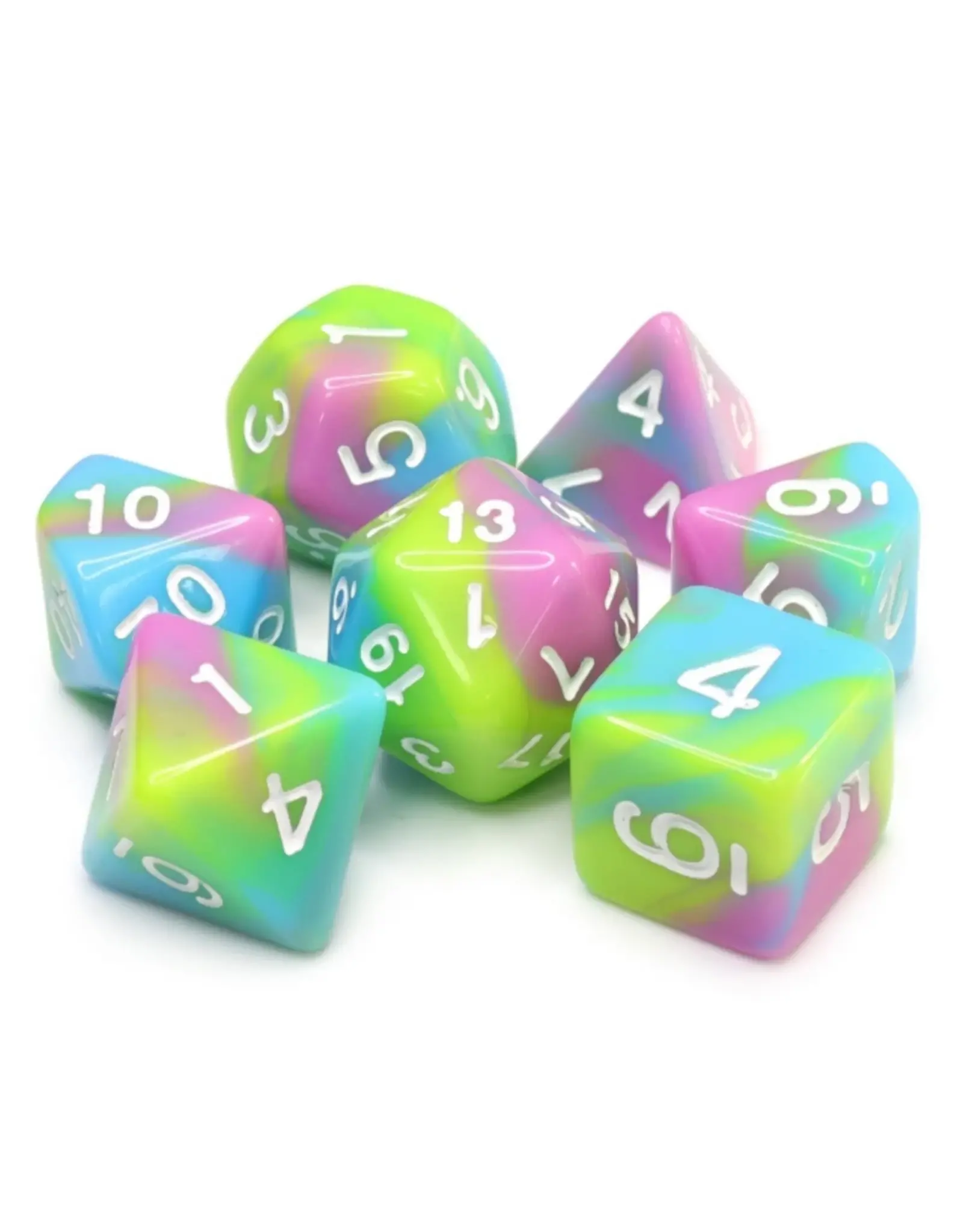Foam Brain Pastel Punk RPG Dice Set