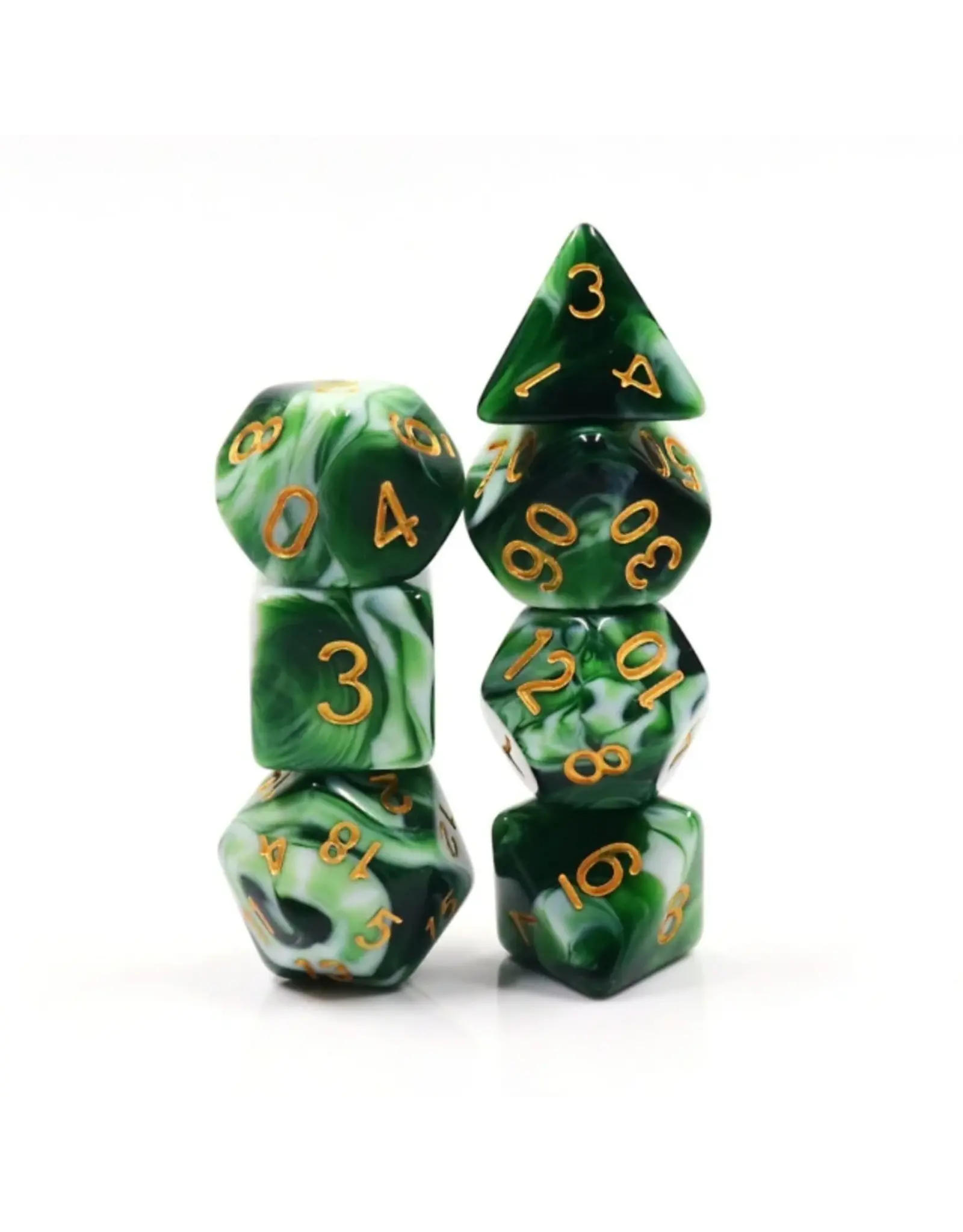 Foam Brain Jadeite RPG Dice Set