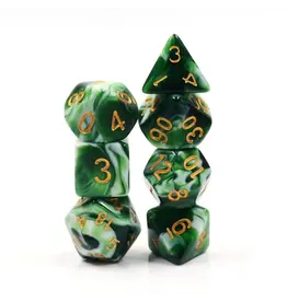 Foam Brain Jadeite RPG Dice Set