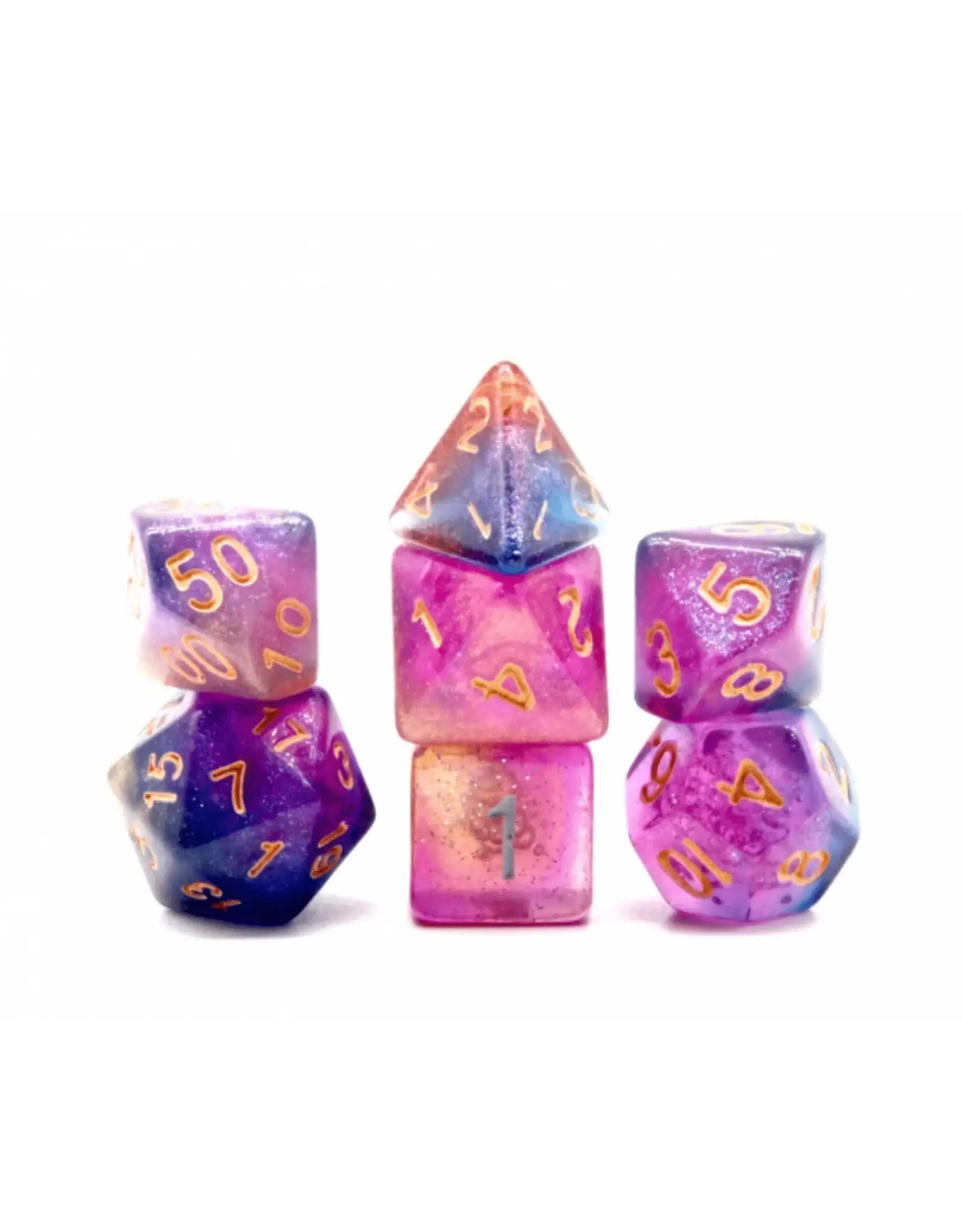 Foam Brain Andromeda Nebula RPG Dice Set