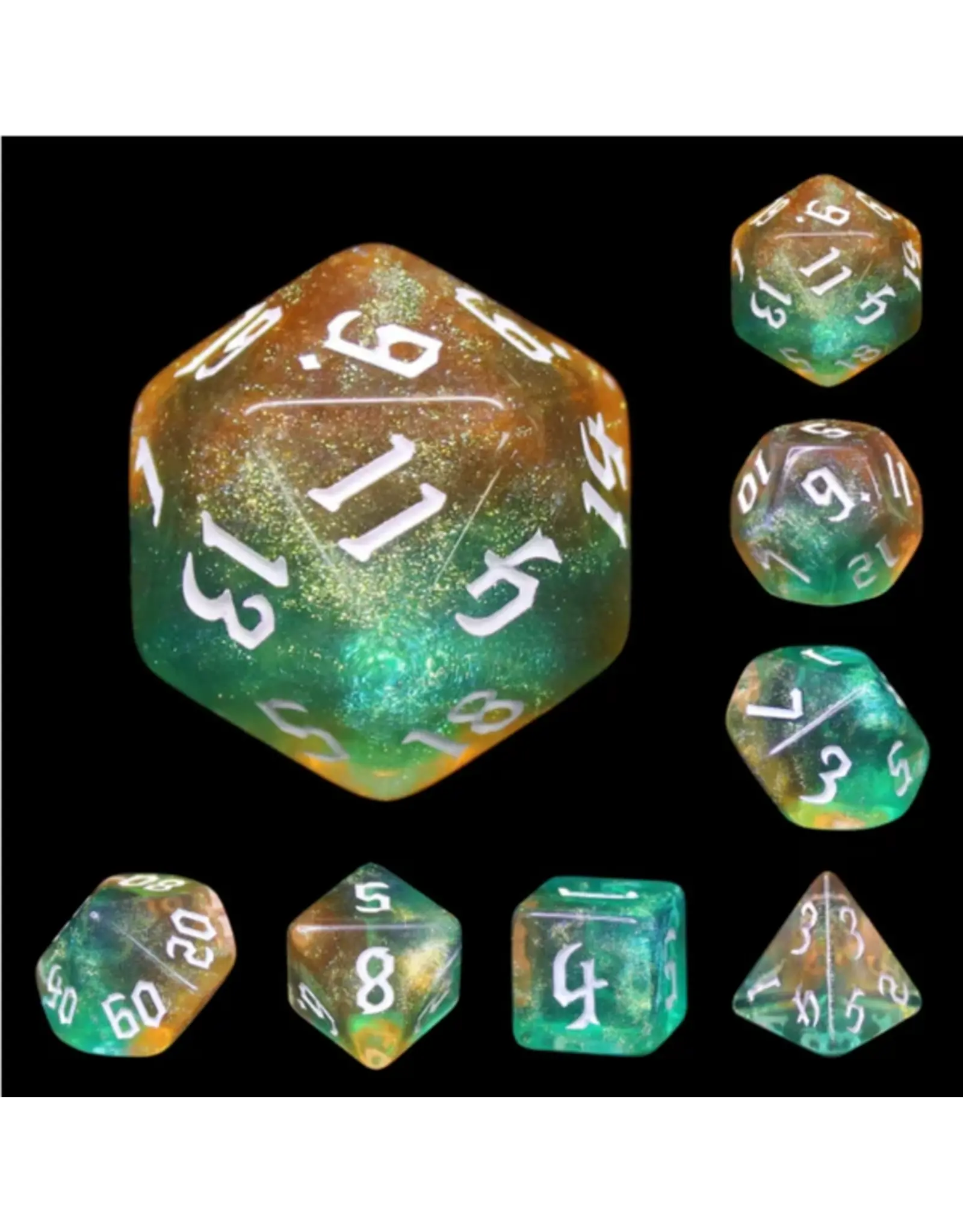 Foam Brain Tranquil World RPG Dice Set