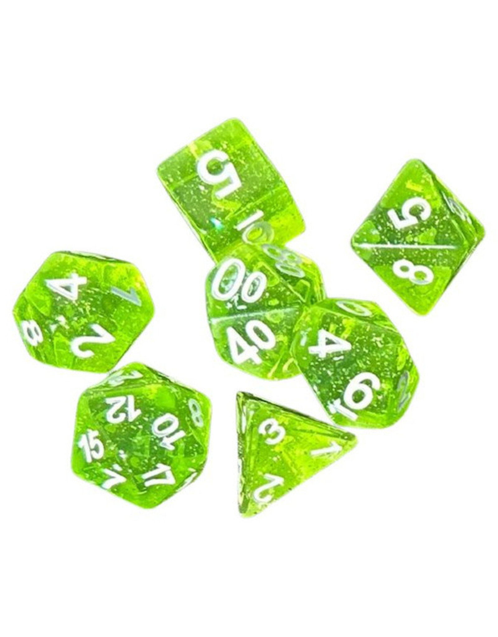Goodman Games 14-Set: Dungeon Crawl Classics: Greenstone Shards Dice Set