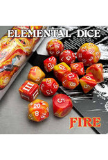 Goodman Games 14-Set Dungeon Crawl Classics Elemental Dice: Fire