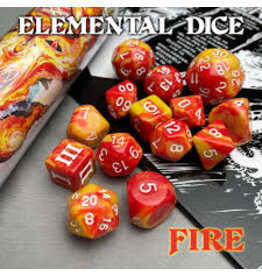 Goodman Games 14-Set Dungeon Crawl Classics Elemental Dice: Fire