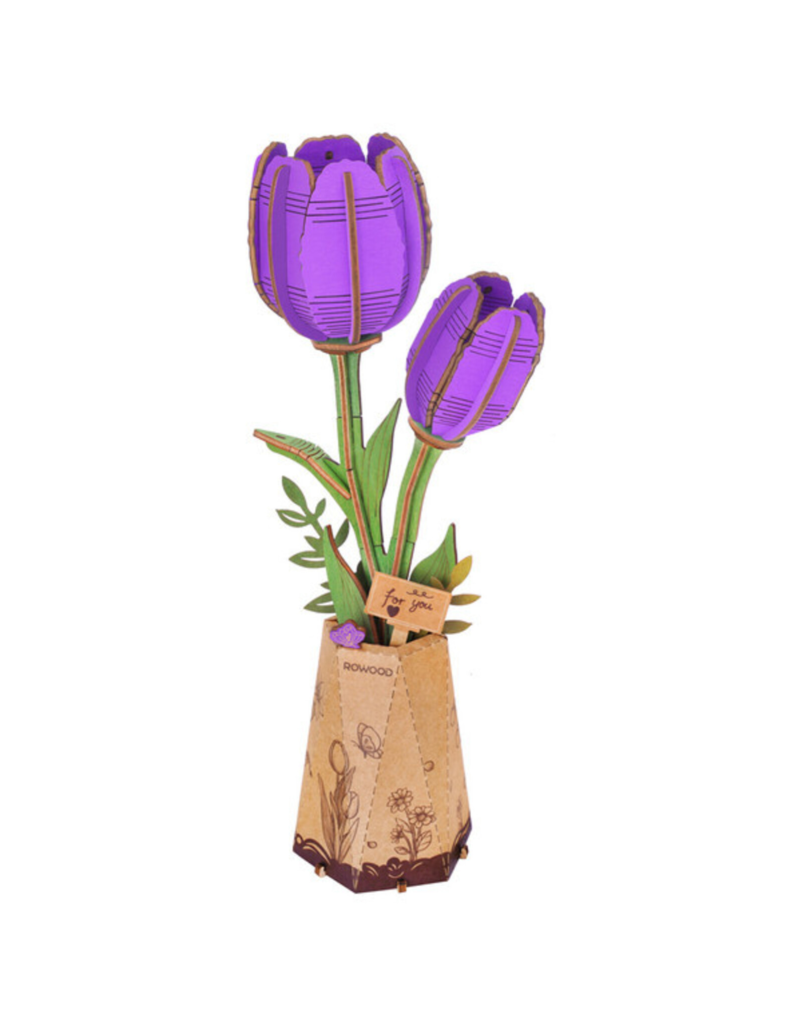Robotime Purple Tulip