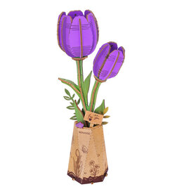Robotime Purple Tulip