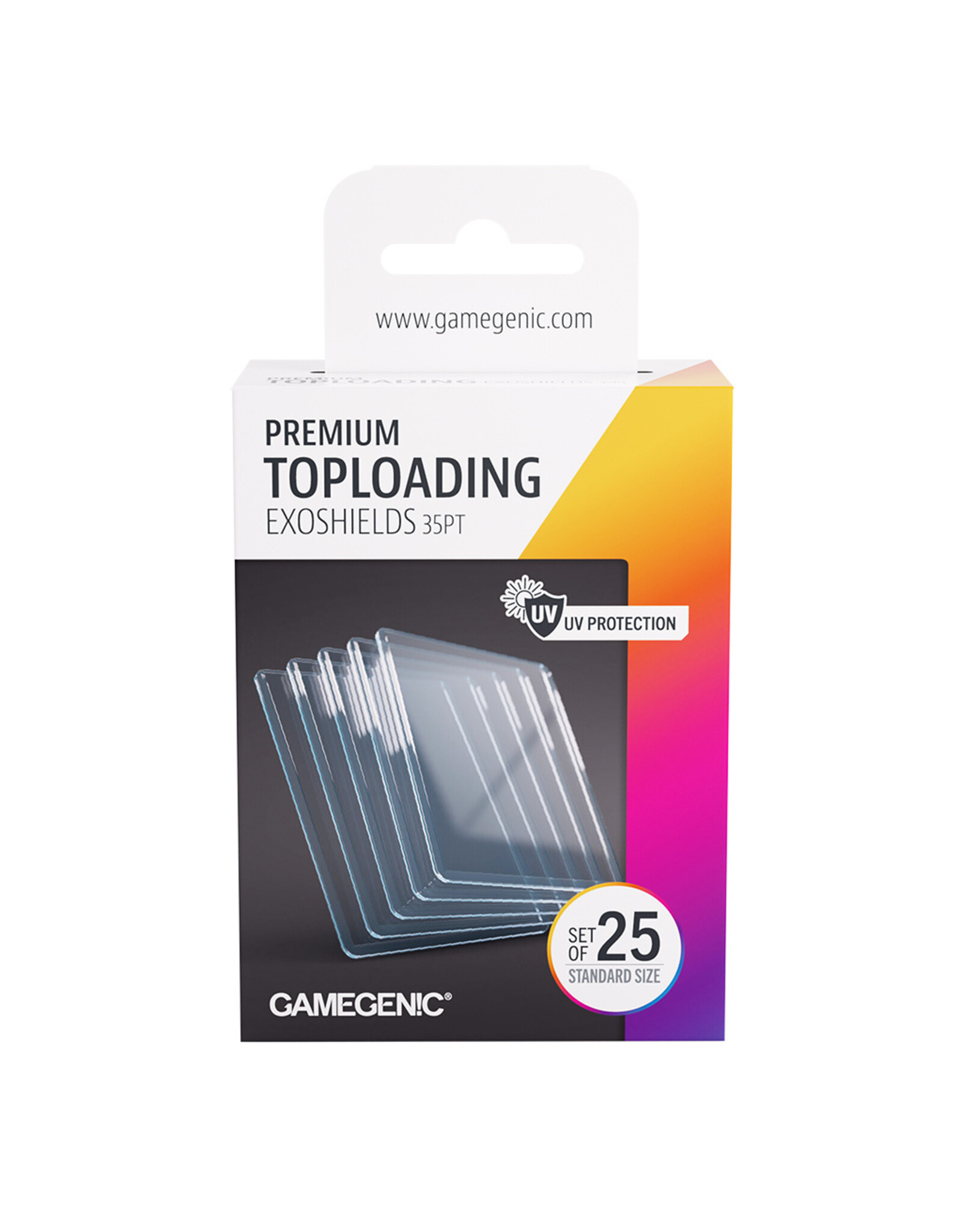GameGenic Premium Toploading Exoshields 35pt - Clear