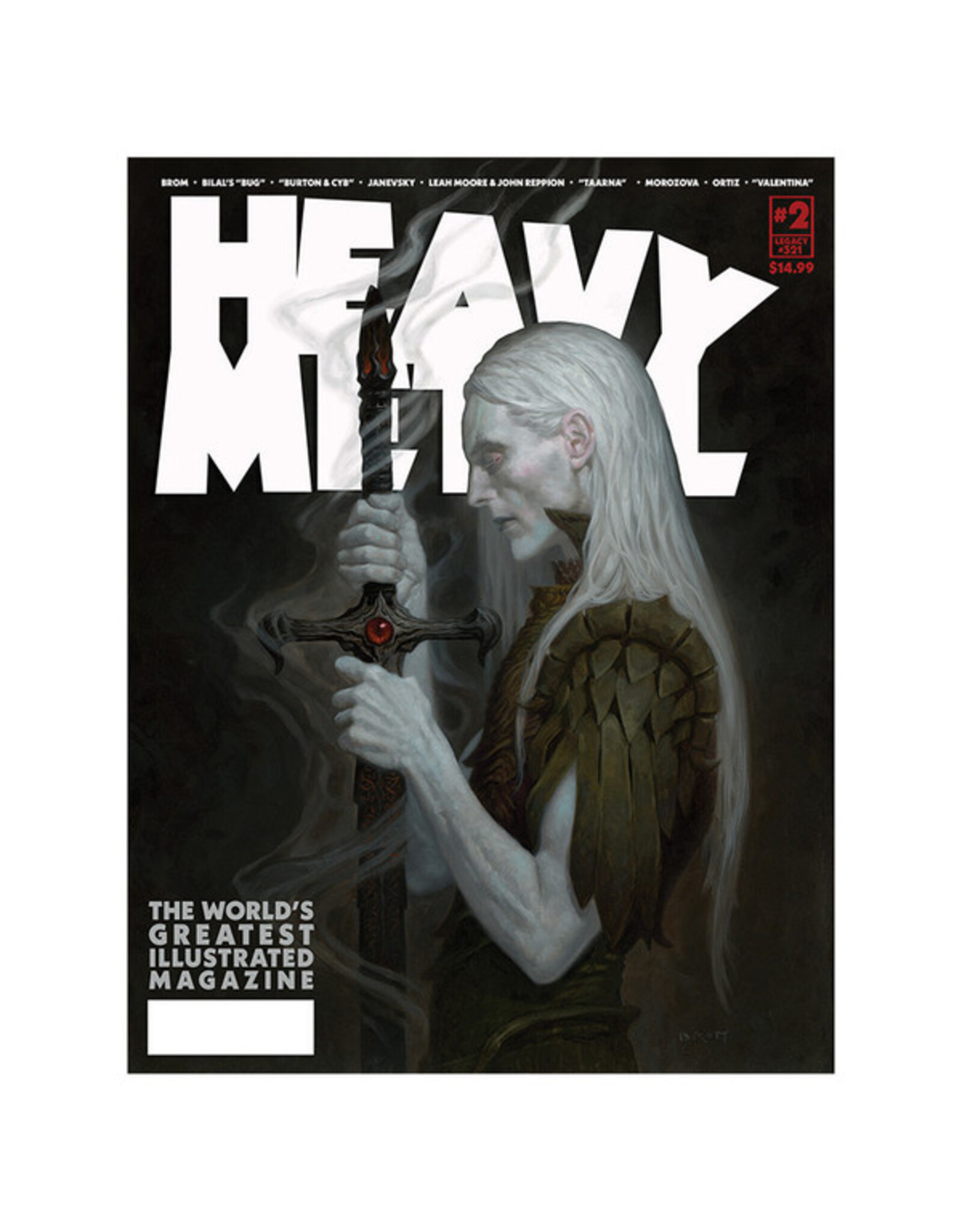 Heavy Metal #2A Brom Cover
